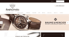 Desktop Screenshot of branfordjewelers.com