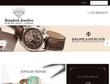 Tablet Screenshot of branfordjewelers.com